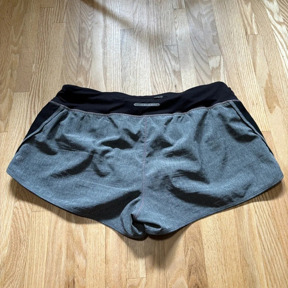 Champion C9 Athletic Shorts Black Grey Lined Zip Pocket - Picture 9 of 11